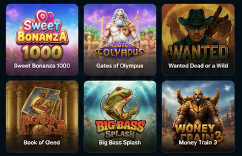 Popular games at ReefSpins casino